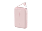 Belkin BoostCharge 10000mAh Power Bank with Integrated USB-C Cable - Pink