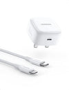 White with C-L cable