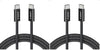 6ft (Pack of 2) Black