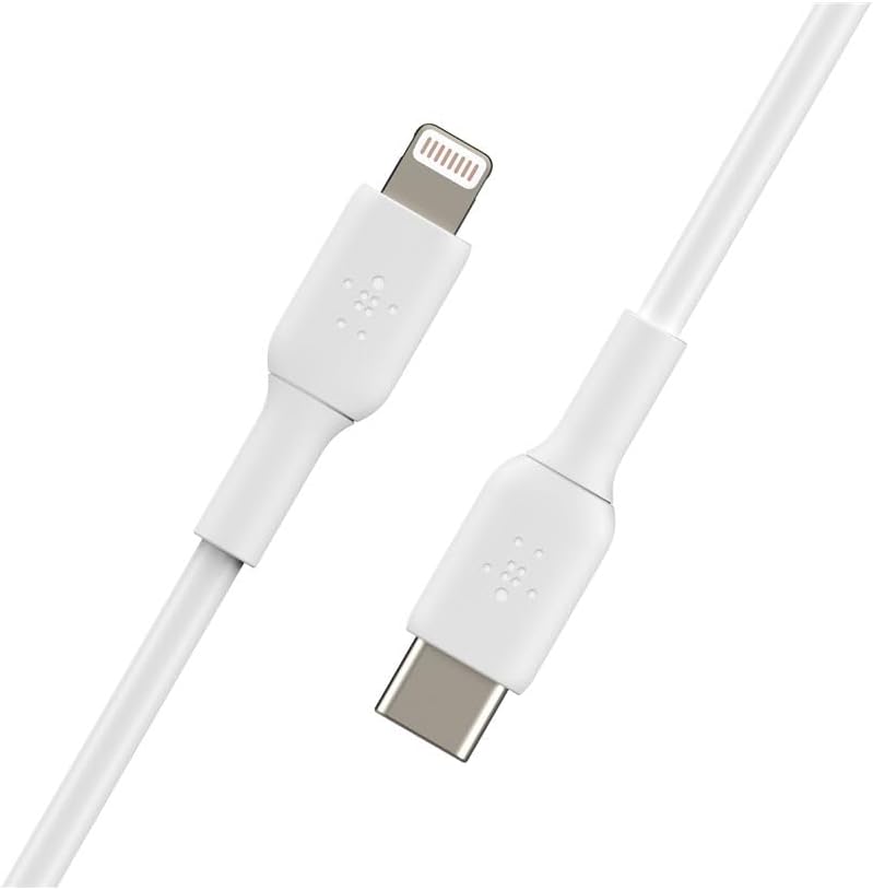 Belkin 1 Meter PVC Lightning to C Cable White