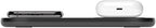Belkin dual wireless charger (dual wireless charging pad 15w) fast charge 2 devices at once, including iphone, airpods, galaxy, pixel, more - black