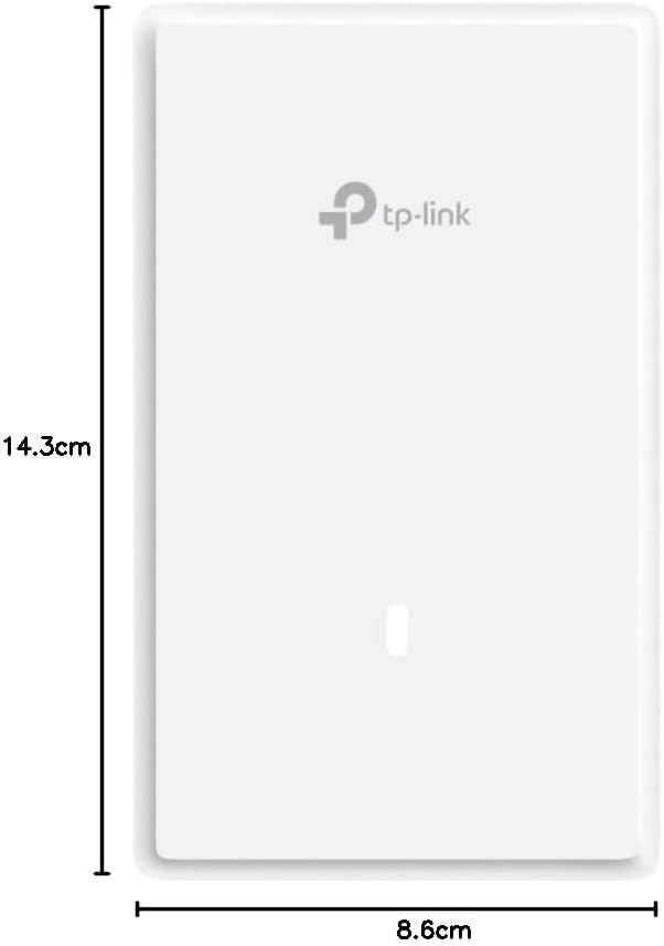 TP-LINK Omada EAP725-Wall V1 - Accesspoint - 1GbE, 2.5GbE, Wi-Fi 7 (EAP725-WALL)