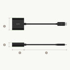 Belkin usb-c to ethernet adapter + charge (60w passthrough power for connected devices, 1000 mbps speeds) macbook pro
