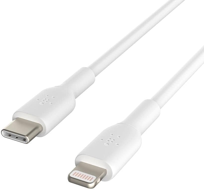 Belkin Usb-C To Lightning Cable (Iphone Fast Charging Cable For Iphone 13, 13 Pro, 13 Pro Max, 13 Mini And Earlier Models) Boost Charge Mfi-Certified Iphone Usb-C Cable (Black, 1M) (Pack of 2)