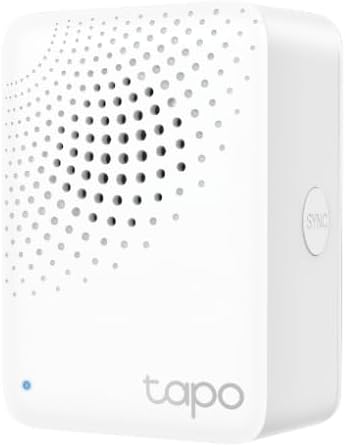 Tapo Smart Hub with Ringtone Tapo H100, for Sensors/Switches Tapo, Connect up to 64 Smart Devices, 19 Ringtones, Plug & Play