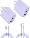 2pack & 2cable purple