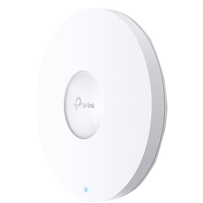 TP-Link TP Link EAP653 Omada True WiFi 6 AX3000 Wireless Gigabit Ceiling Mount Access Point Mesh, OFDMA, Seamless Roaming, HE160 & MU MIMO SDN Integrated Cloud Access & Omada App PoE+ Powered, White