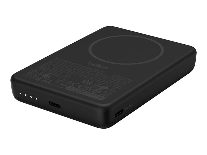 Belkin BoostCharge 10000mAh Magnetic Power Bank with Magnetic Ring - Black