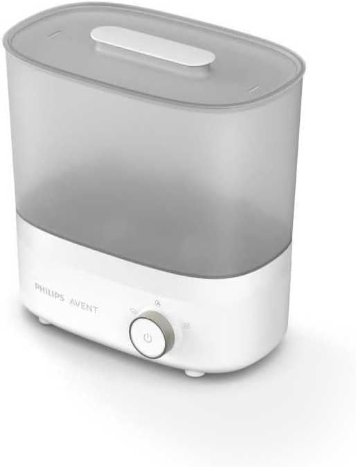 Philips Avent SCF293/00 Steriliser for up to 6 Baby Bottles, Teats and Accessories, Vaporiser Baby with Modular Design, Integrated Drying Function, White