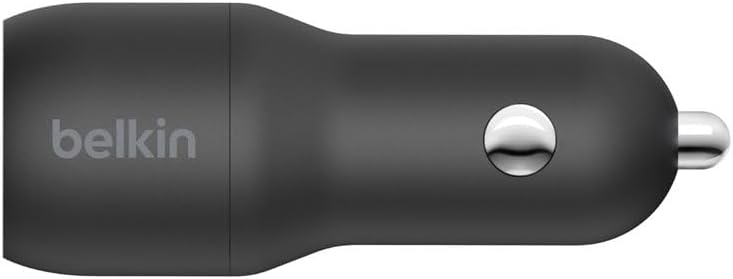Belkin Car Charger Dual USB-A 12W X2 Black