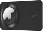 Belkin Apple AirTag Secure Wallet Insert, Thin AirTag Wallet Holder, Accessories for Apple AirTag - Ultra Slim & Flexible Credit Card Size Insert for Purse, Handbag, Pocket, Backpack - Black