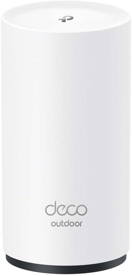 TP-Link Deco X50-Outdoor/Indoor Whole Home Wi-Fi 6, IP65 dust & water resistance, Dual-Band, Add on Single Unit for All WiFi 7/6/5 Deco Mesh Pack for Extended Coverage Requirement, Works with Alexa