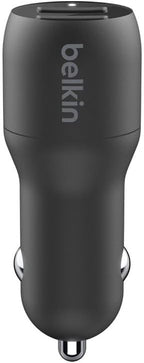 Belkin Car Charger Dual USB-A 12W X2 Black