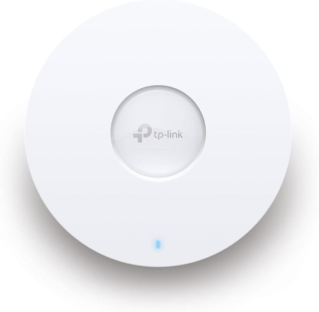 TP-Link EAP670 V2 Omada WiFi 6 Ultra- Slim AX5400 Wireless 2.5G Ceiling Mount Access Point Support Mesh, OFDMA, Seamless Roaming, HE160 & MU-MIMO SDN Integrated Cloud Access & Omada App PoE+