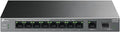 TP-Link 10-Port Gigabit Desktop Switch with 8-Port PoE+, Plug and Play, Auto Recovery, Silent Operation (LS1210GP)