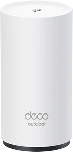TP-Link Wi-Fi 7 Deco BE25-Outdoor Mesh WiFi BE3600Mbps, External Access Point, Dual-Band, 2 Ports 2.5Gbps, IP65, 4 Internal Antennas, Dust/Water Resistance, Pole/Wall, Alim. PoE/AC, Alexa, 1 Piece