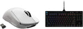 Logitech G PRO Keyboard and PRO X SUPERLIGHT Mouse Bundle — White