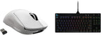 Logitech G PRO Keyboard and PRO X SUPERLIGHT Mouse Bundle — White
