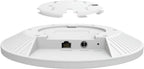 TP-Link Omada EAP673 | AX5400 𝗪𝗶-𝗙𝗶 𝟲 Wireless 𝟮.𝟱𝗚 𝗣𝗼𝗘+ Ceiling Mount Access Point | Mesh, OFDMA, Seamless Roaming, HE160 & MU-MIMO | Omada SDN | Cloud Access & Omada App | w/o DC Adapter