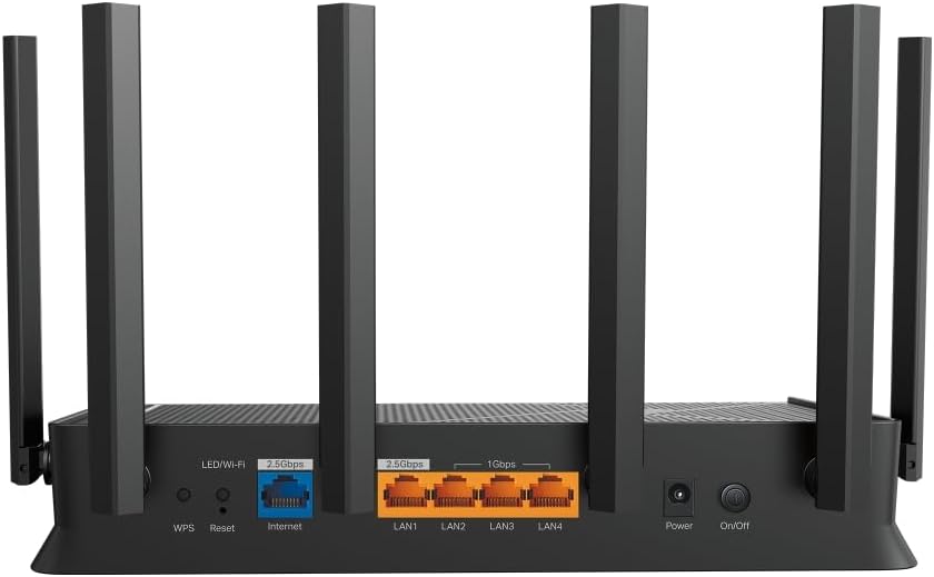 TP-Link Archer BE6500 Dual-Band Wi-Fi 7 Router | Dual 2.5 Gbps Ports USB 3.0 | Covers up to 2,400 Sq. ft and 90 Devices | Quad-core CPU| HomeShield, Private IoT for Network Security - Archer BE400