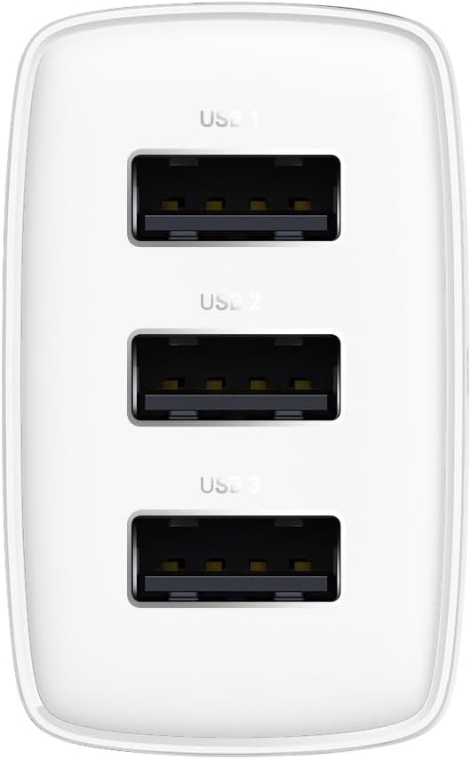 Baseus Compact Charger 3U 17W EU White — White