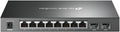 TP-Link JetStream 8-Port Gigabit Smart PoE+ Switch with 2 SFP Slots, Supports 8 Gigabit PoE Ports, 58W Budget, Fanless (TL-SG2210P)