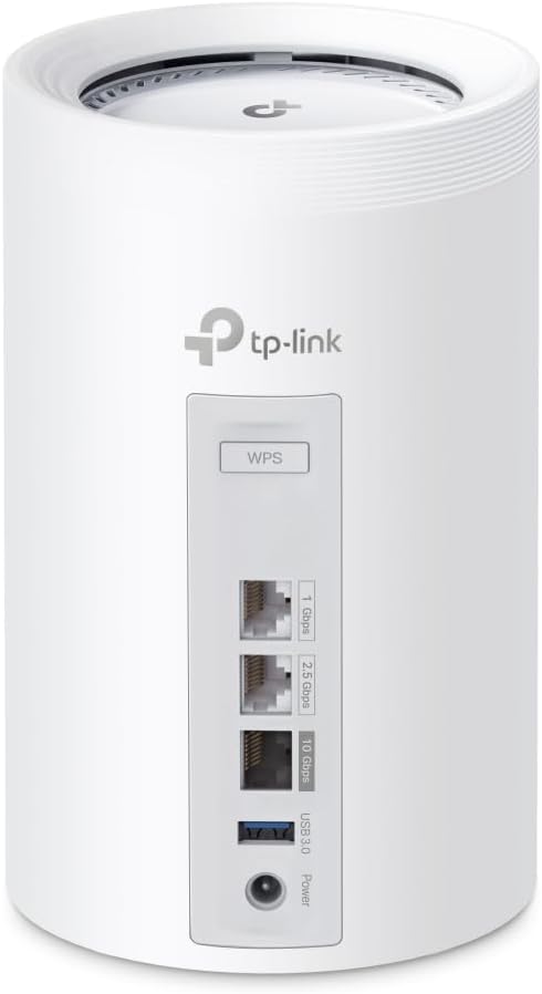 TP-Link BE14000 Tri-Band Whole Home Mesh WiFi 7 System|8-Stream 14 Gbps Tri-Band WiFi|Wireless and Wired Combined Backhaul|Multi-Link Operation|TP-Link HomeShield - Deco BE68(1Pack)