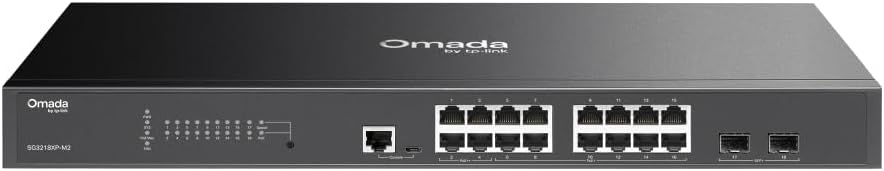 TP-Link TL-SG3210XHP-M2 | Jetstream 8 Port Multi-Gigabit L2+ Managed PoE Switch | 8 PoE+ Port @240W, 2 x 10G SFP+ Slots | 2.5G Bandwidth | Omada SDN Integrated | IPv6 | 5 Year Manufaturer Warranty