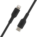 Belkin Usb-C To Lightning Cable (Iphone Fast Charging Cable For Iphone 13, 13 Pro, 13 Pro Max, 13 Mini And Earlier Models) Boost Charge Mfi-Certified Iphone Usb-C Cable (Black, 1M) (Pack of 2)