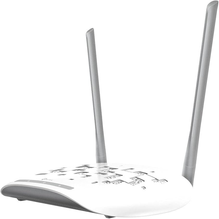 TP-Link WiFi Access Point TL-WA801N, 2.4Ghz 300Mbps, Supports Multi-SSID/Client/Bridge/Range Extender, 2 Fixed Antennas, Passive PoE Injector Included