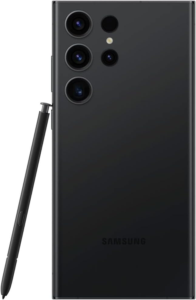 Samsung Galaxy S23 Ultra 5G SM-S918B/DS 512GB 12GB RAM, 200 MP Camera, Factory Unlocked International Model (Phantom Black)