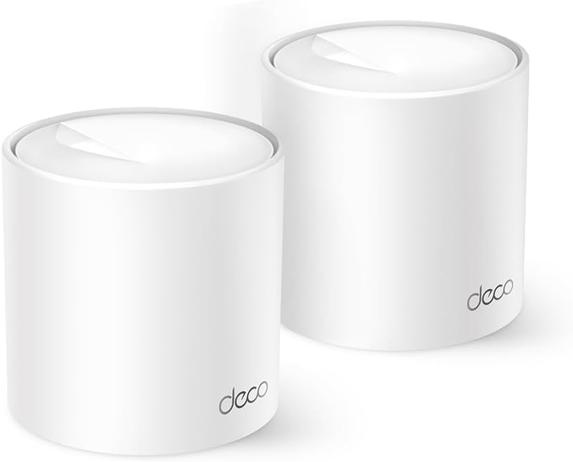 TP-Link Deco WiFi 6 Mesh AX1500Mbps Deco X1500(2-Pack), WiFi 6 System for Whole Home, 360㎡ Coverage, Easy Installation, Parental Control, Compatible with All Fiber Boxes