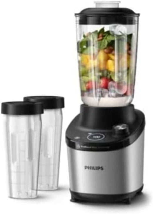 Philips Domestic Appliances 7000 Series 1500 Watts, 2 Litres, ProBlend Ultra Technology, Quick Selection Programs, HomeID Recipes, Quick Clean Function, 2 Tritan Cups Included (HR3760/10)