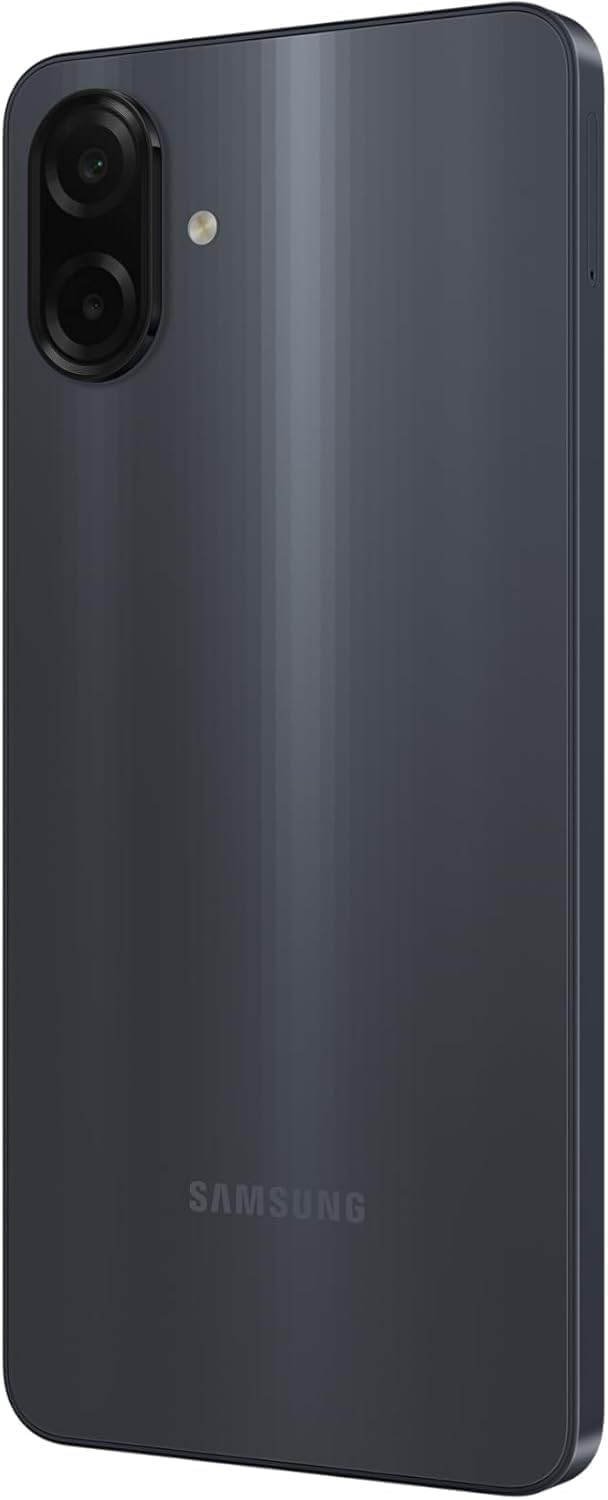Samsung Galaxy A07 LTE (International Version) Smartphone, 128GB Storage, 4GB RAM, 6nm Processor, Large Display, 6x OS Upgrades, Black
