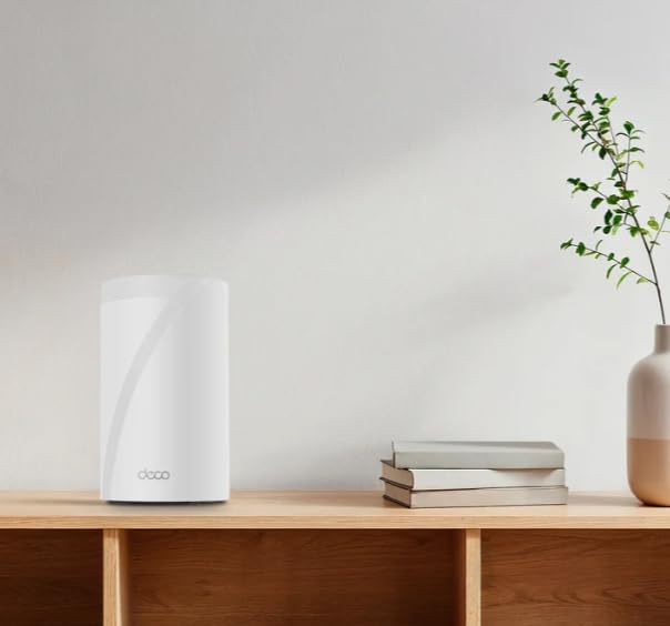 TP-Link Deco 7 Pro Mesh Wi-Fi 7 System (BE13000) – Tri-Band Whole Home Coverage up to 8,100 Sq. Ft., 10G/5G/2.5G Multi-Gig Ports, Connects 200+ Devices, Replaces Router & Extender, 3-Pack