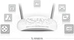 TP-Link WiFi Access Point TL-WA801N, 2.4Ghz 300Mbps, Supports Multi-SSID/Client/Bridge/Range Extender, 2 Fixed Antennas, Passive PoE Injector Included