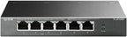TP-Link TL-SF1006P 6-Port 10/100Mbps Desktop Switch with 4 PoE+ Ports @67W, Plug & Play, Sturdy Metal with Shielded Ports, Limited Lifetime Protection, Extend Mode, Priority Mode