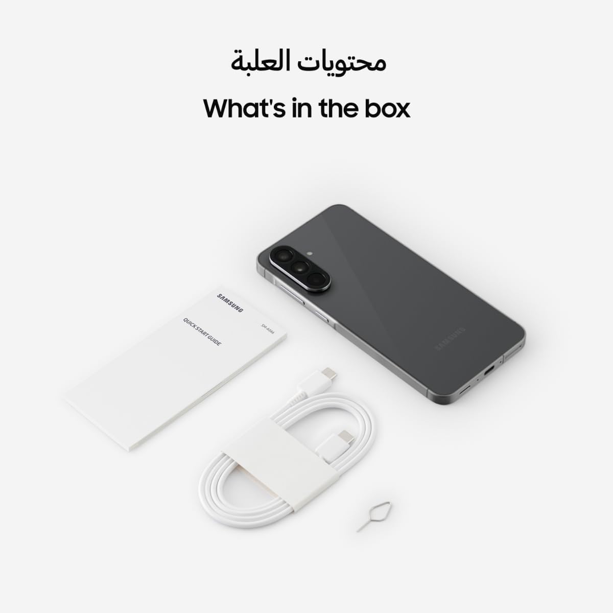 Samsung Galaxy A56 5G, Android Smartphone, 256GB Storage, 12GB RAM, Awesome Graphite, 6x OS Upgrades, Large Display, Long Battery Life (UAE Version)