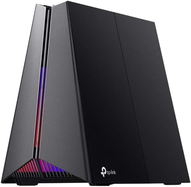 TP-Link Archer GE550 BE9300 Tri-Band WiFi 7 Gaming Router, 5G Multi-Gigabit Game Ports for Ultimate Speed Experience, WiFi Router up to 9220 Mbps Speed, 4K-QAM, 6 GHz Smart Roaming with Easy-Mesh