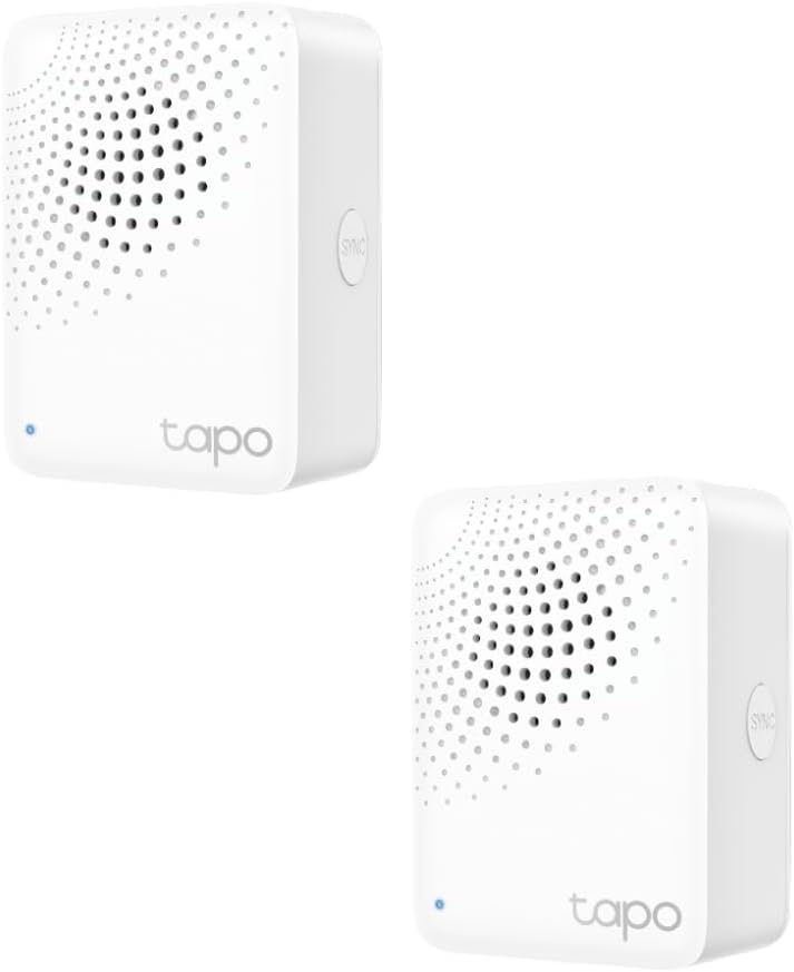 Tapo Smart Hub with Ringtone Tapo H100, for Sensors/Switches Tapo, Connect up to 64 Smart Devices, 19 Ringtones, Plug & Play