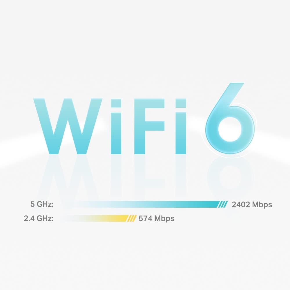 TP-Link Deco X50(3-pack) AX3000Mbps Mesh WiFi 6 System, AI-Driven, Coverage up to 6500ft²,WiFi Mesh System, WiFi Router, WiFi Extender Booster, Gaming & 4K, Easy Setup, Alexa & Google Home