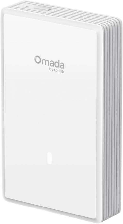 TP-Link Omada WiFi 7 Wall Plate Wireless Access Point | BE5000 Dual Band | 2.5G PoE Input Port | 1 * 2.5G+2 * 1G Downlink Port | Seamless Roaming | 5-Year Warranty | Omada Remote Managed(EAP725-Wall)