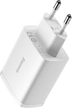 Baseus Compact Charger 3U 17W EU White — White