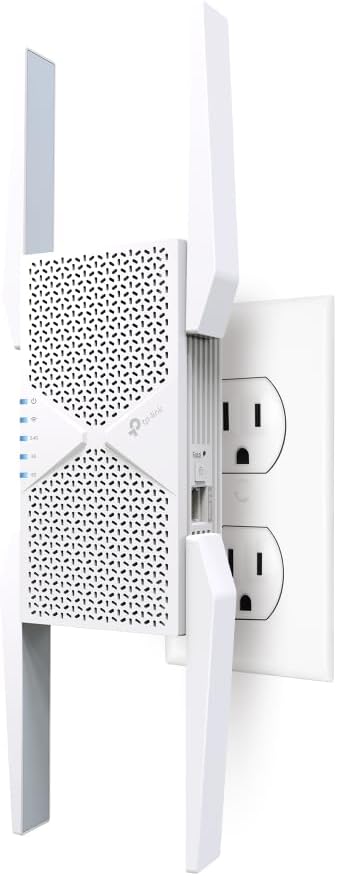 TP-Link RE655BE BE11000 Tri-Band Wi-Fi 7 Range Extender
