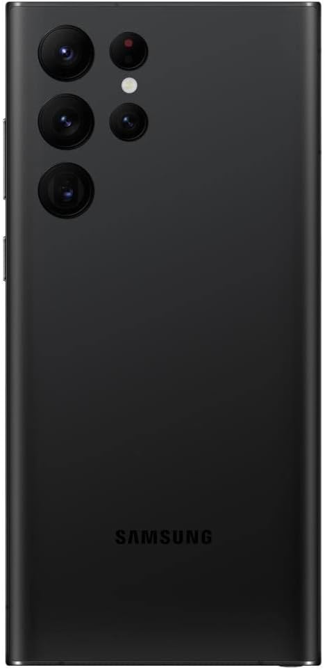 SAMSUNG (Renewed) Galaxy S22 Ultra SM-S9080 12GB 512GB Dual SIM and ESIM 5G Smartphone Phantom Black - International Version