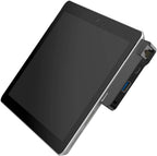 Baseus Multifunctional HUB for Surface Go (Type-C + Audio to RJ45 USB3.0 Type-C (data) Audio) Black — Black