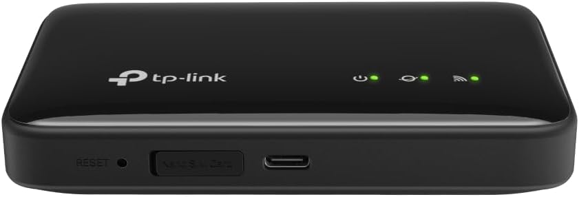 TP-Link M7005 – Portable WiFi Router 4G LTE WiFi 6 AX287, Hotspot with SIM, up to 150 Mbps, 2400 mAh 12h Battery, Connect 10 Devices, App tpMiFi