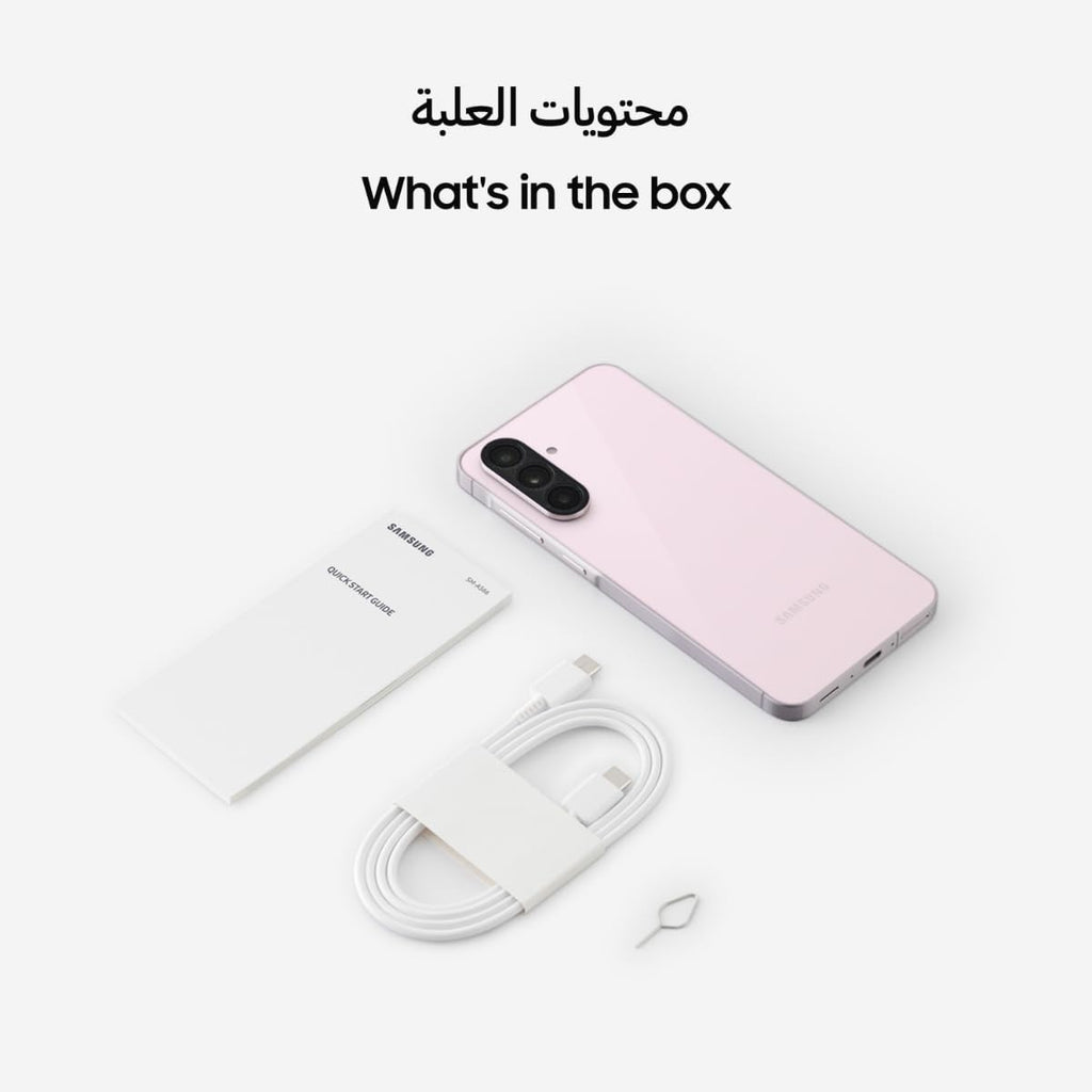 Samsung Galaxy A56 5G, Android Smartphone, 256GB Storage, 12GB RAM, Awesome Pink, 6x OS Upgrades, Large Display, Long Battery Life (UAE Version)