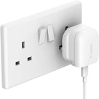 Belkin WCA003myWH Boost Charge USB-C Wall Charger Plug 20W for Apple , Google, Oppo, Samsung and Huawei Phones, White