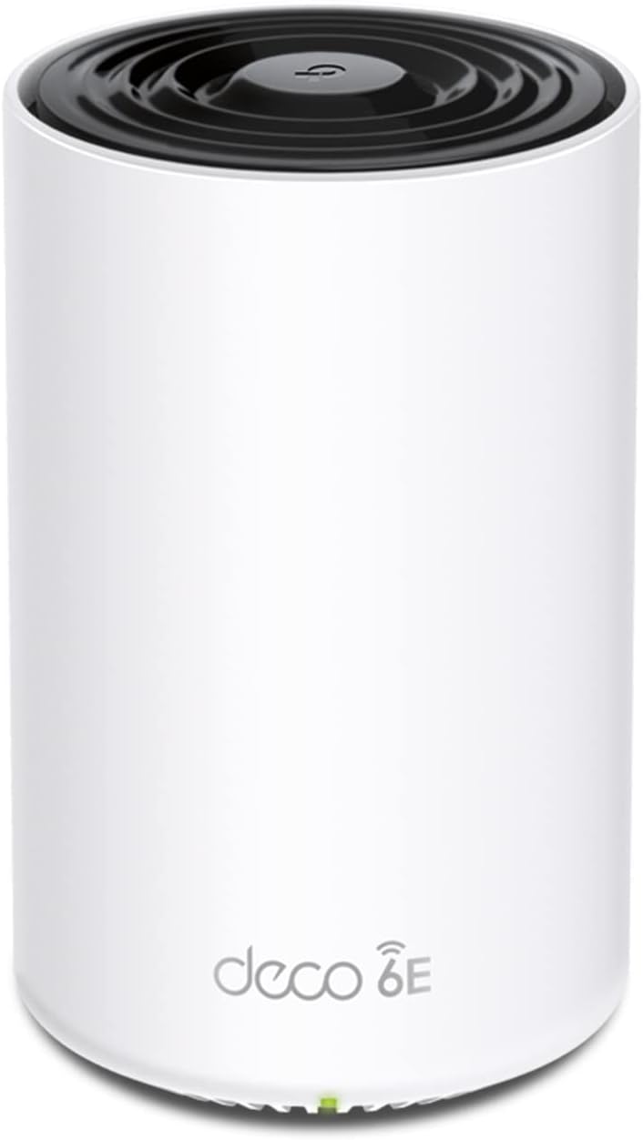 TP-Link Deco AXE5400 Tri-Band WiFi 6E Mesh Router(Deco XE75 Pro) - 2.5G WAN/LAN Port, 2 x Gigabit LAN Ports, Covers up to 2900 Sq.Ft, Replaces WiFi Router and Extender, AI-Driven Mesh, New 6GHz Band